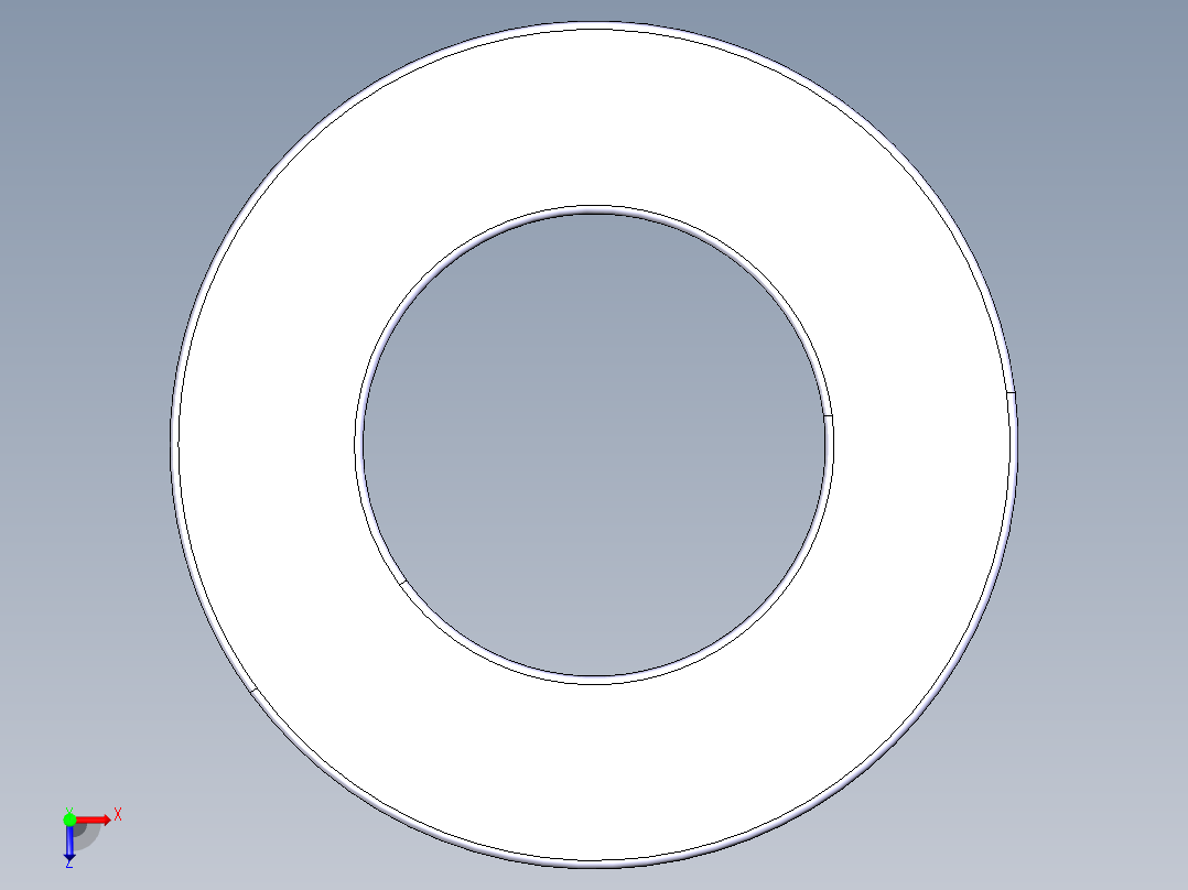 平面推力球轴承51312俯视图