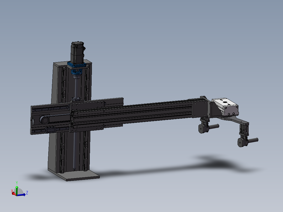 XY180度旋转送料<span style='color: red'>机械手</span>