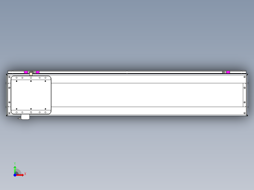 威洛博LC系列3d模型模组LC22H2Y-S1000前视图