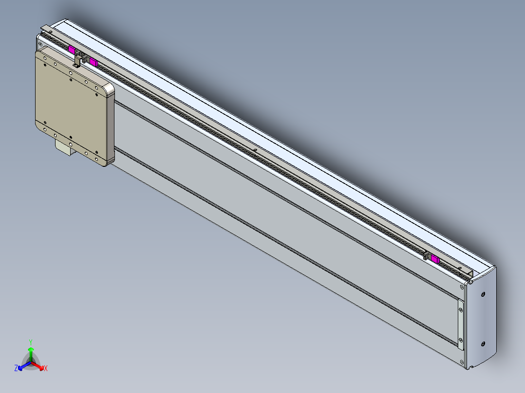 威洛博LC系列3d模型模组LC22H2Y-S1000正等轴测图