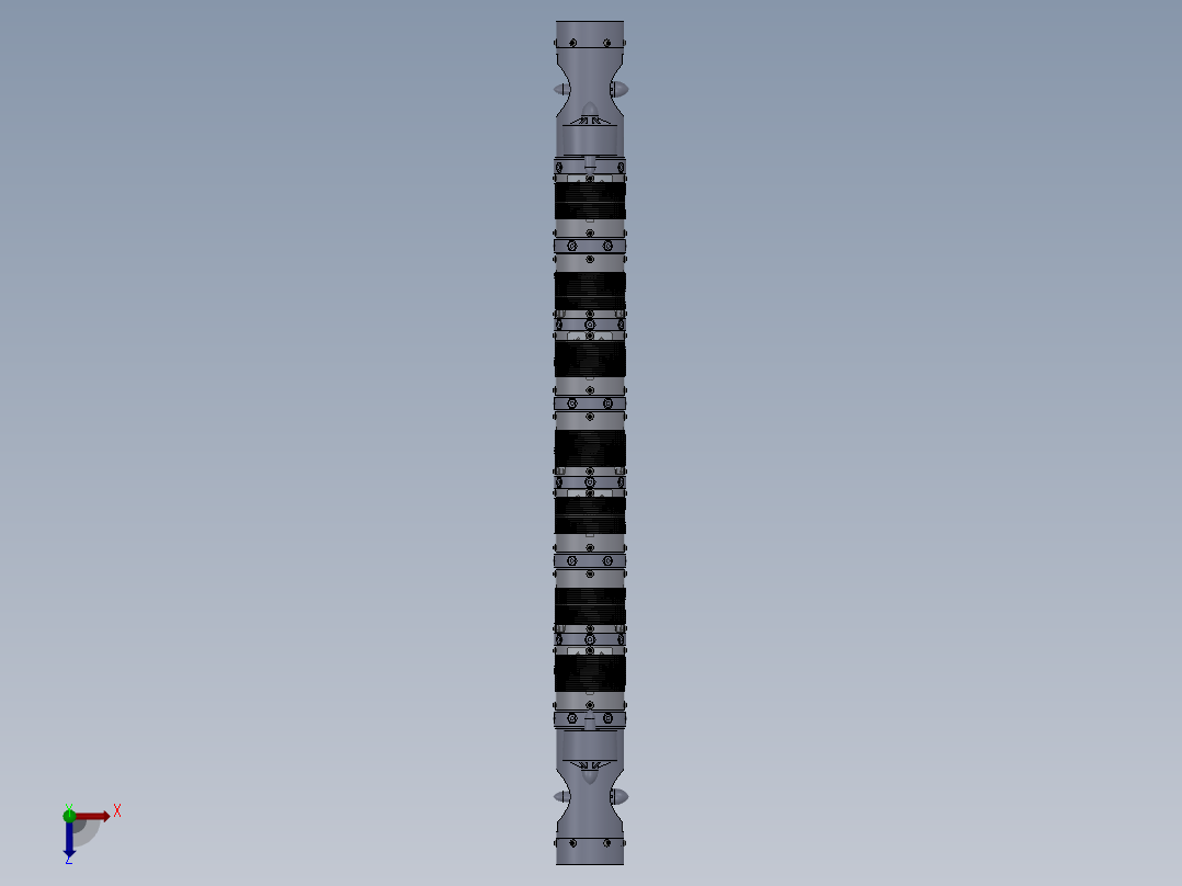 仿生蛇（水下）含工程图俯视图
