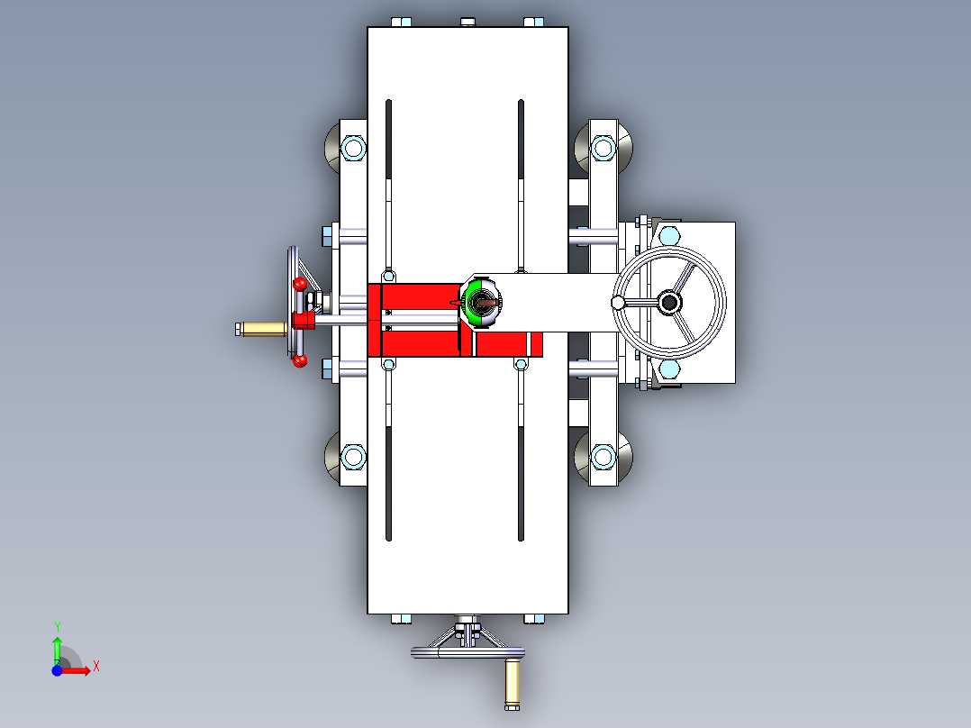 工装电钻前视图