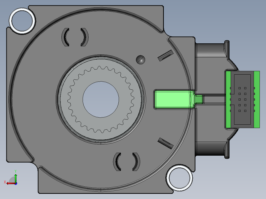 绞车 卷扬机 (3)后视图