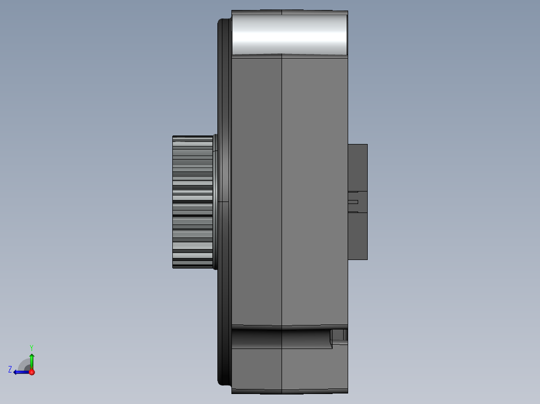 绞车 卷扬机 (3)右视图