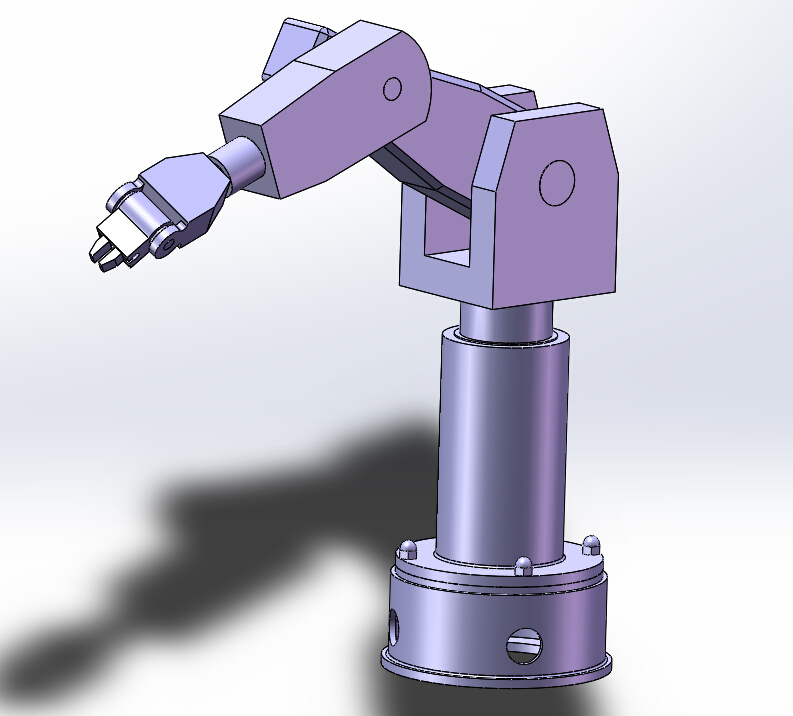 基于SolidWorks六自由度焊接机械手三维运动模拟