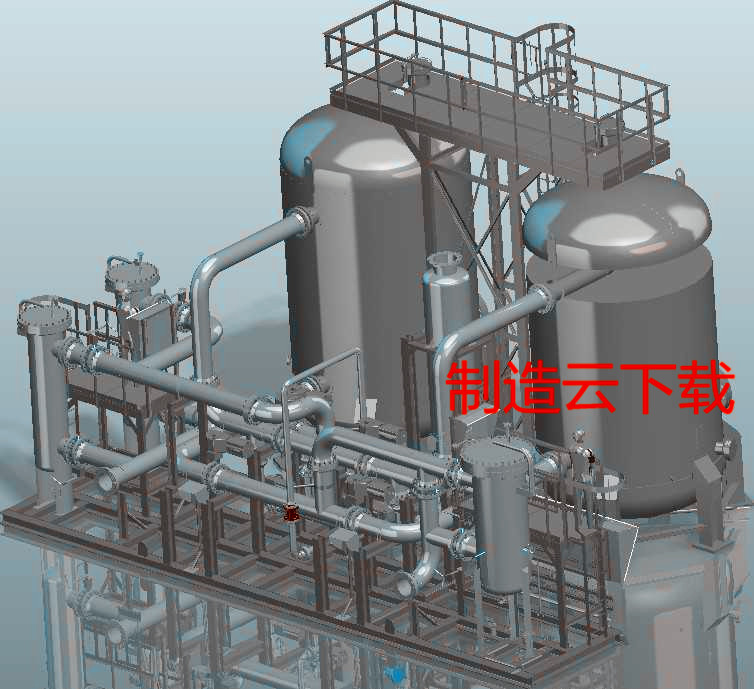 空气干燥器3D模型proe