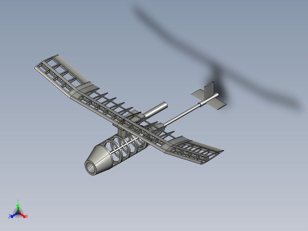 <span style='color: red'>飞机</span>结构模型