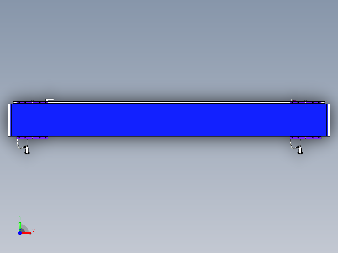 威洛博VL系列直线电机模组-2VL22H3-S1600前视图