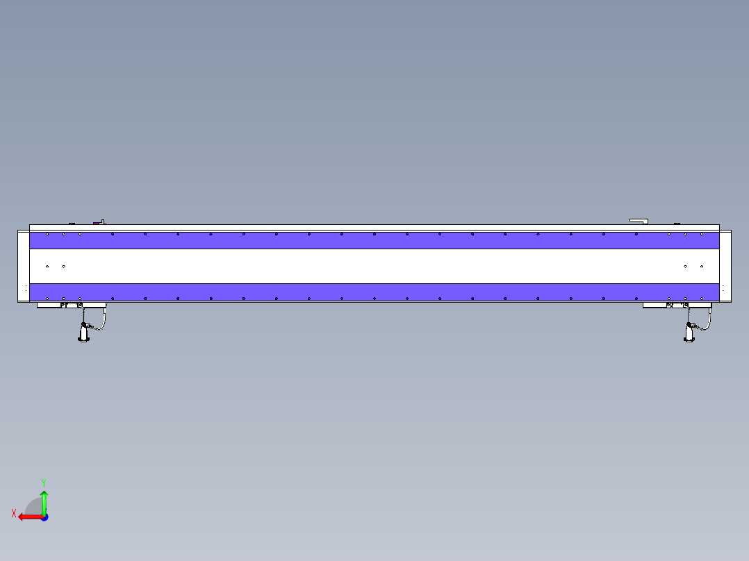 威洛博VL系列直线电机模组-2VL22H3-S1600后视图