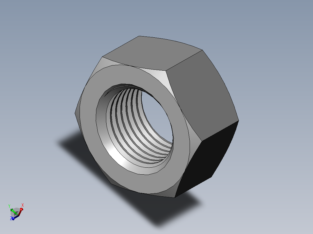 DIN 934 螺母-M64 Nut.SLDPRT