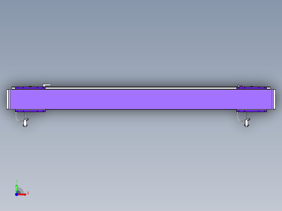 威洛博VL系列直线电机模组-2VL14S3-S1300前视图