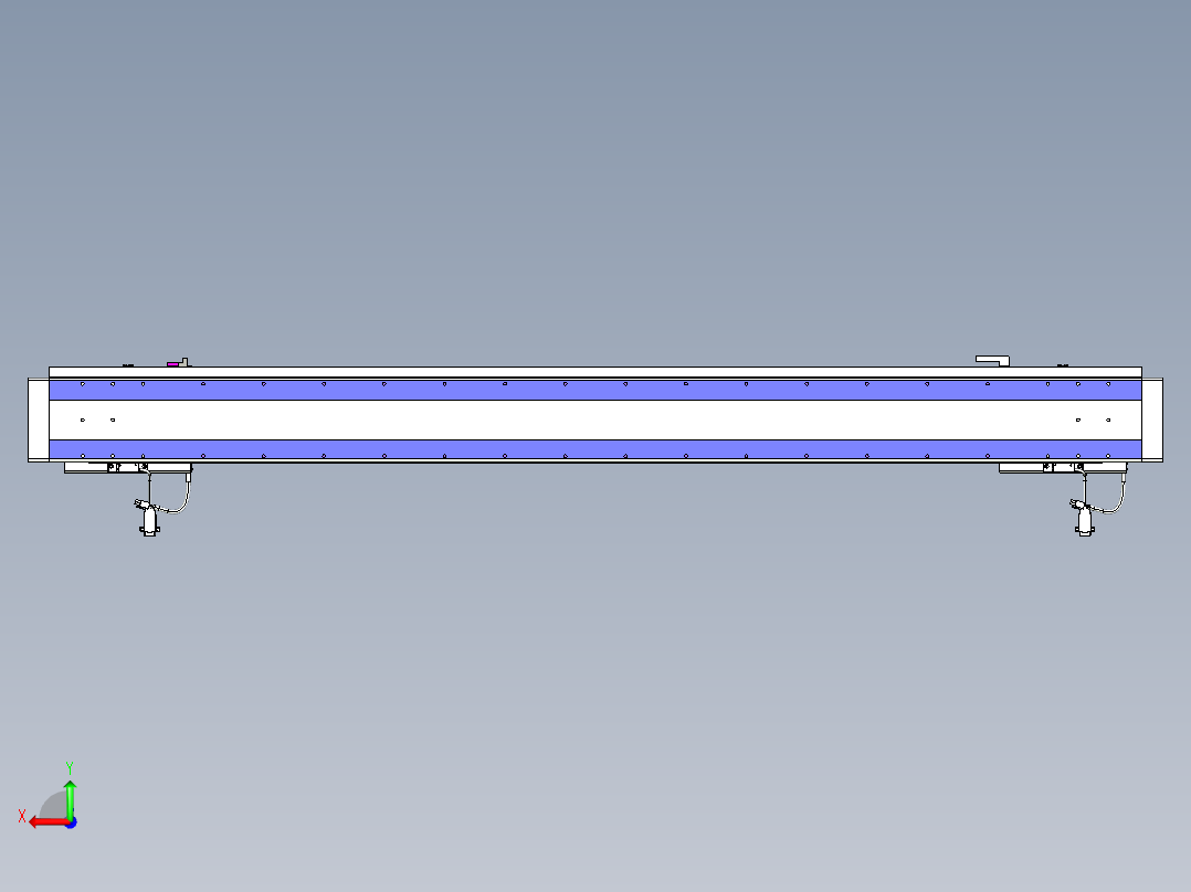 威洛博VL系列直线电机模组-2VL14S3-S1300后视图