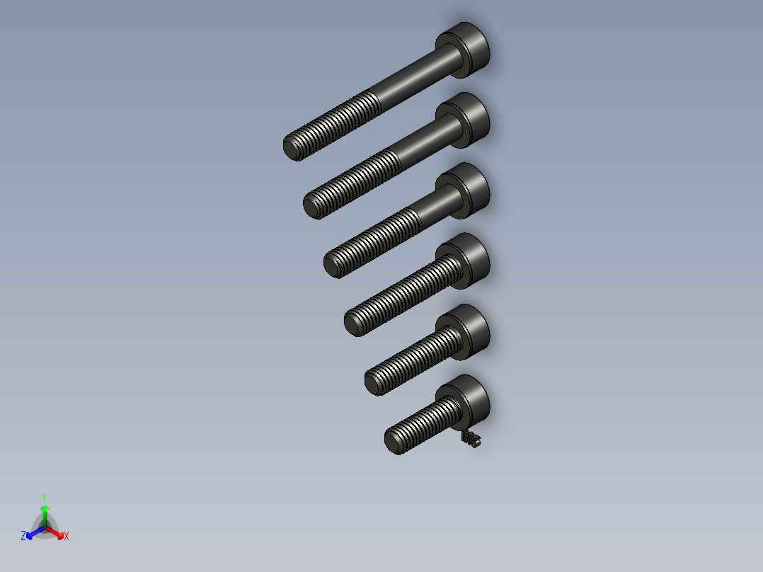 内六角头盖螺丝-M5