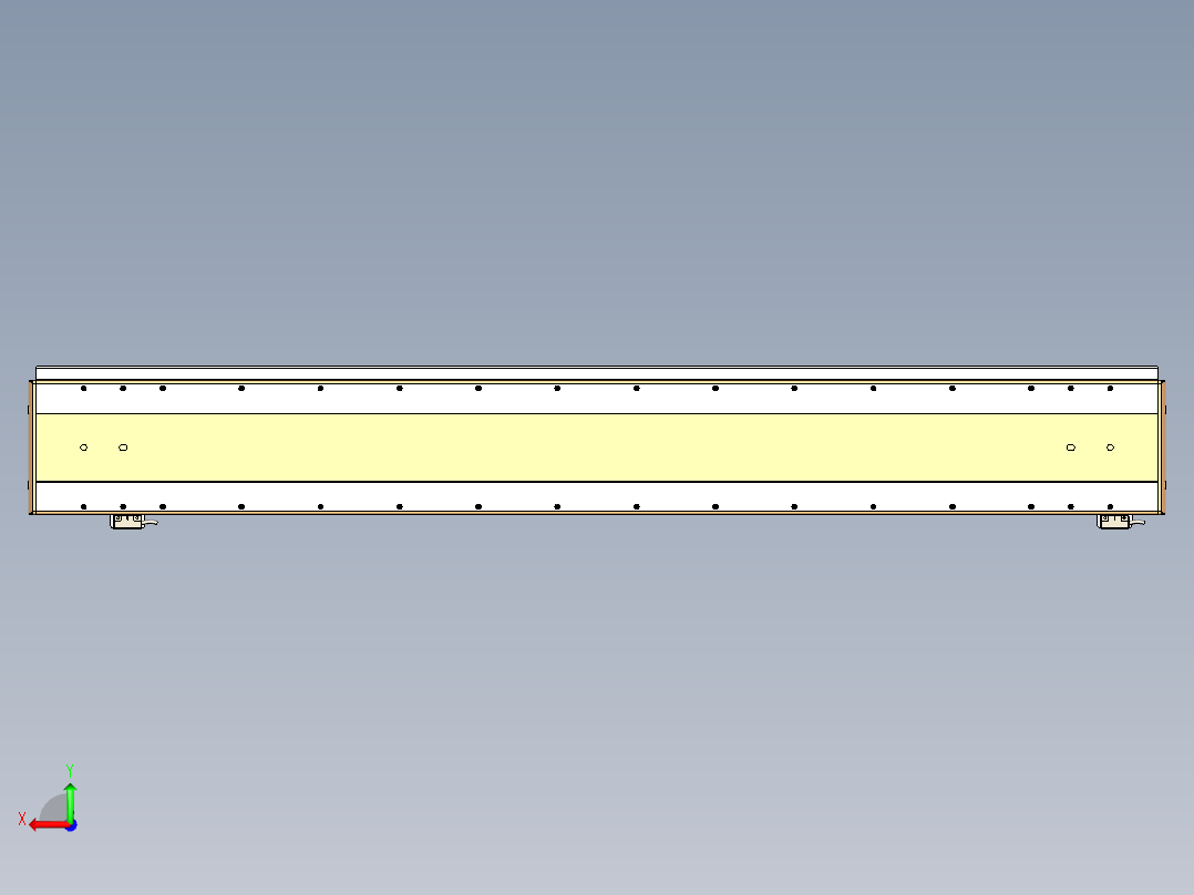 威洛博LC系列3d模型模组2LC17E1Y-S1050后视图