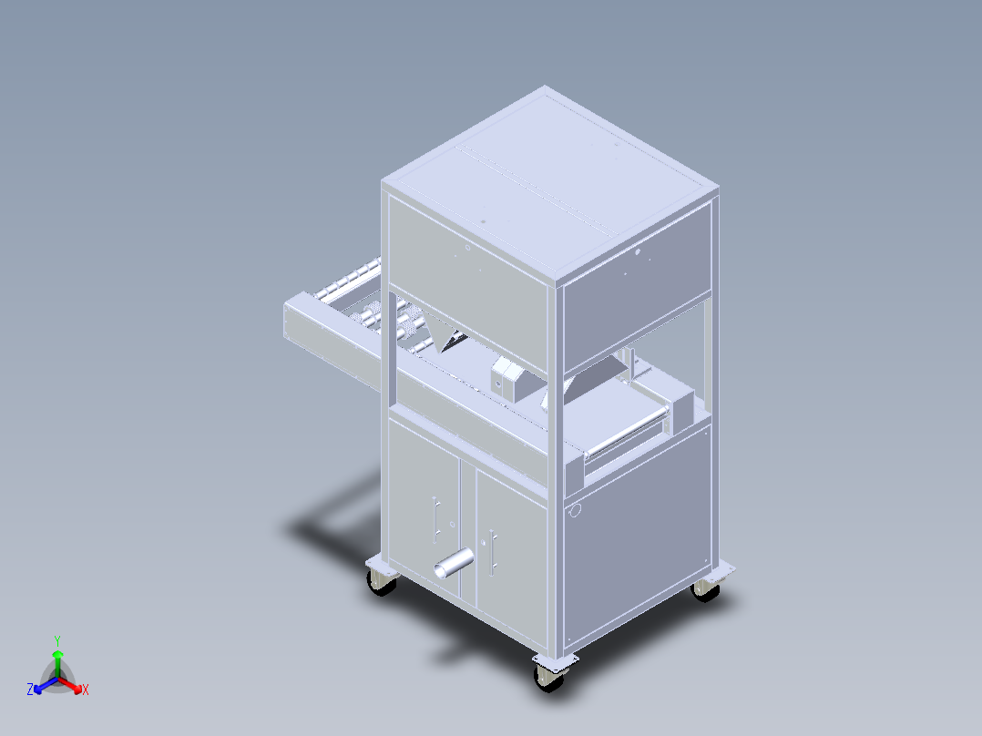 工业饼干生产线(巧克力浴)