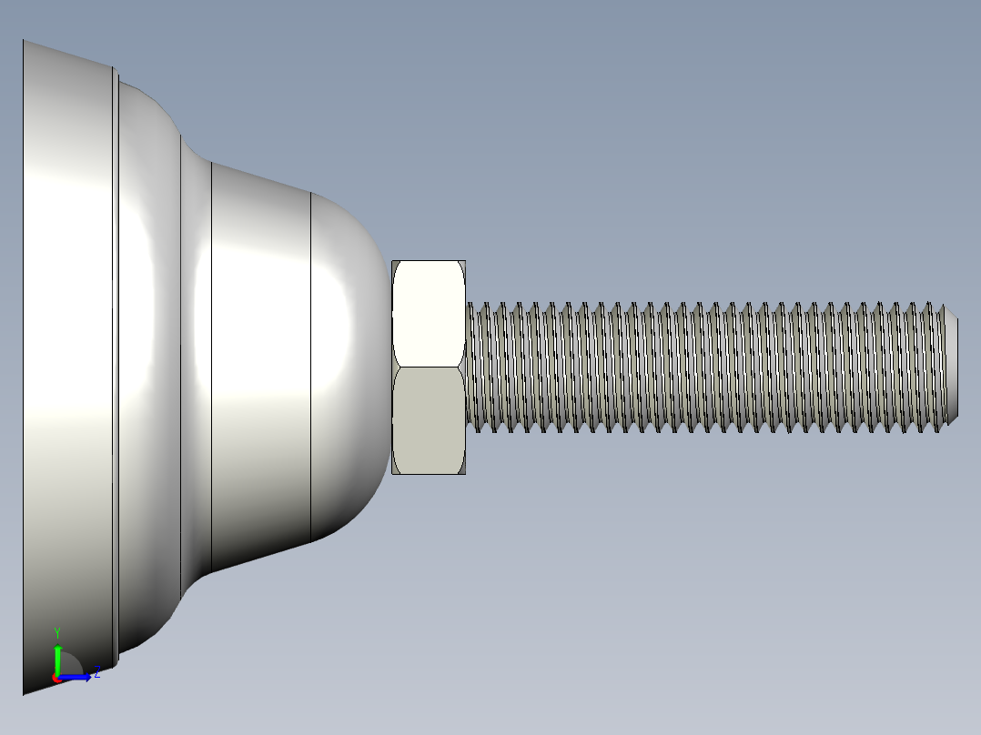 不銹鋼固定腳座383-3D多系列多零件图纸模型左视图