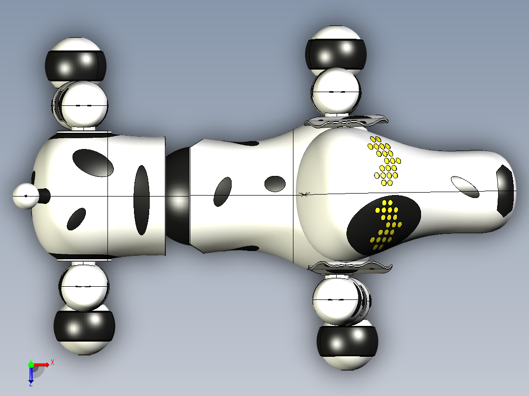 玩具狗 SW IGS俯视图