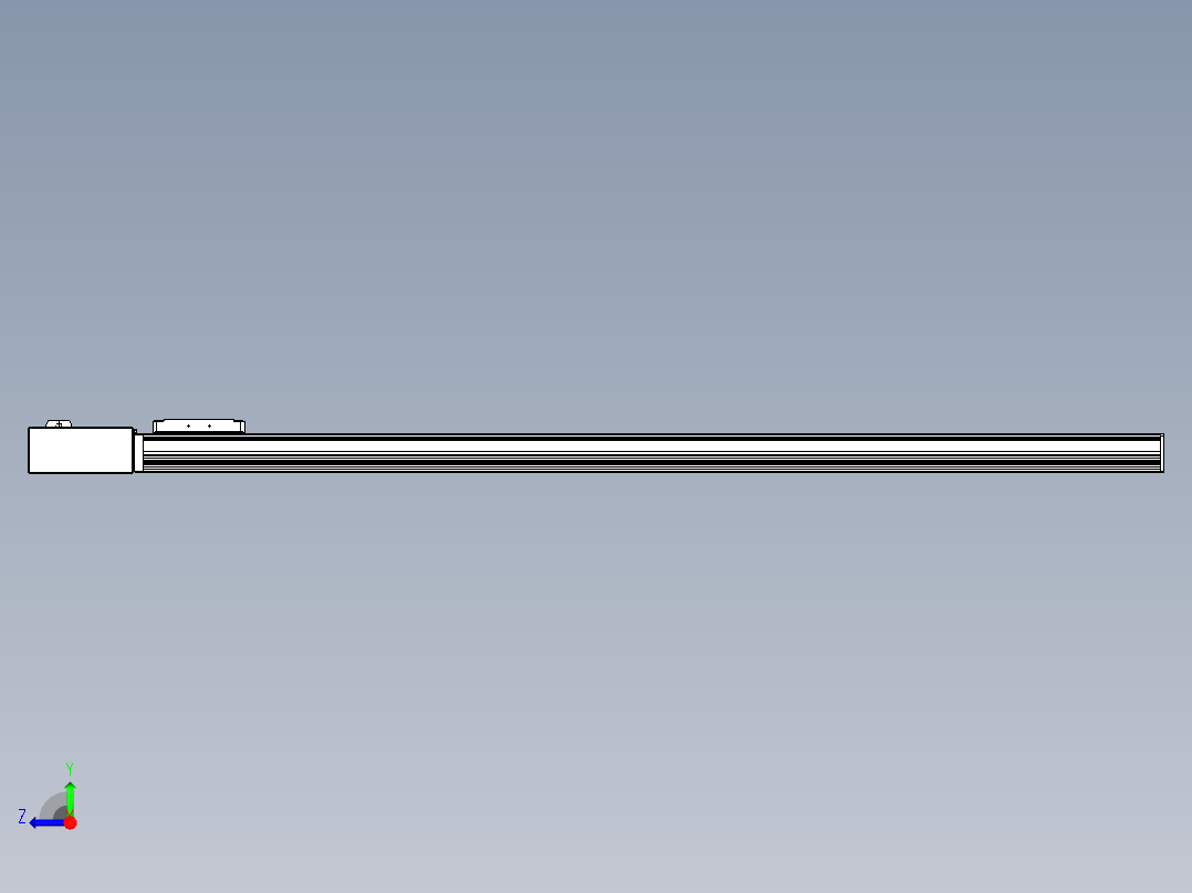 同步带全封闭直线模组TPA-HCB-105D-90-L1250-MR-C-P20-N3右视图