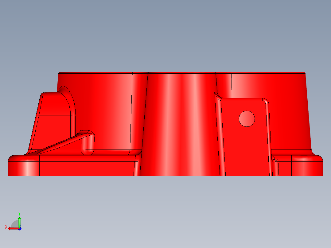 五吨千斤顶（含内部结构）后视图
