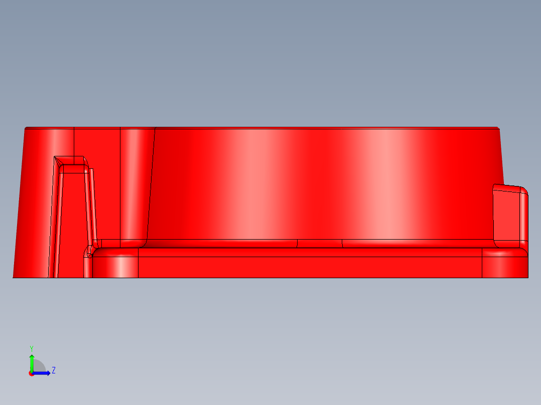 五吨千斤顶（含内部结构）左视图