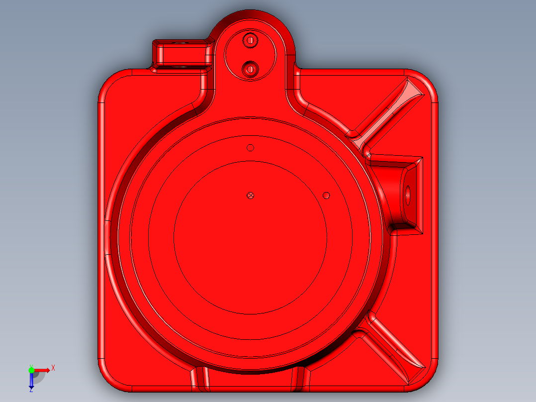 五吨千斤顶（含内部结构）俯视图
