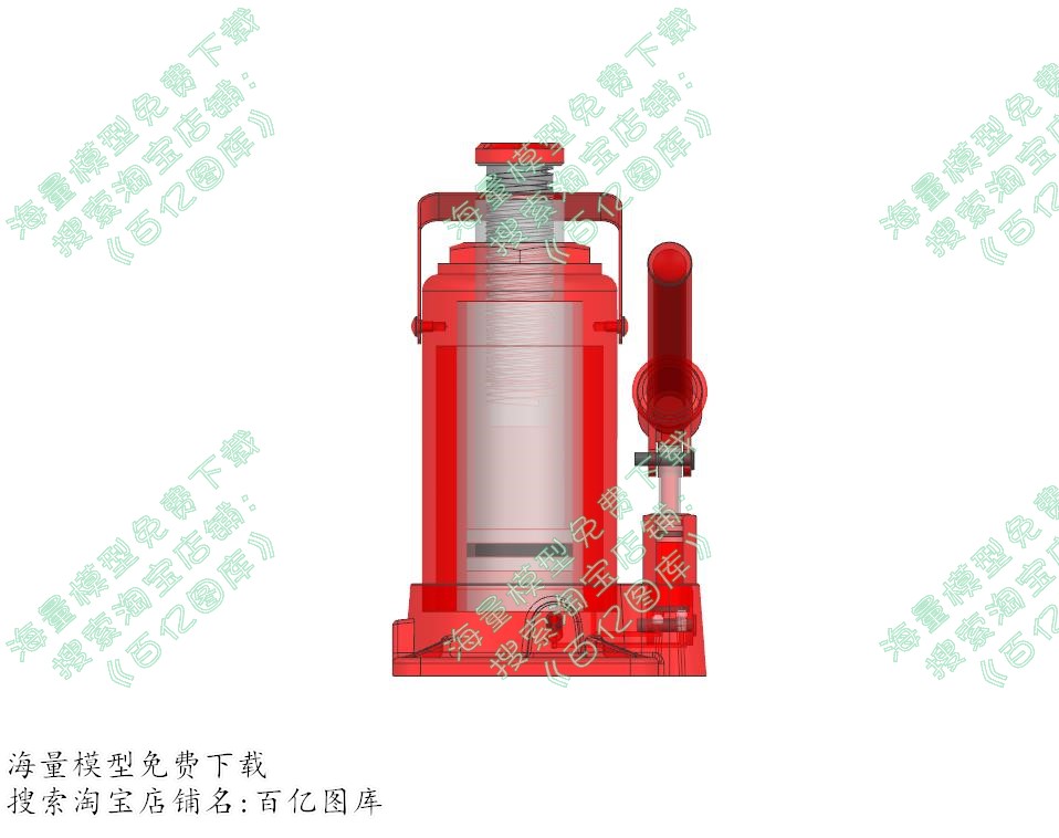 五吨千斤顶（含内部结构）