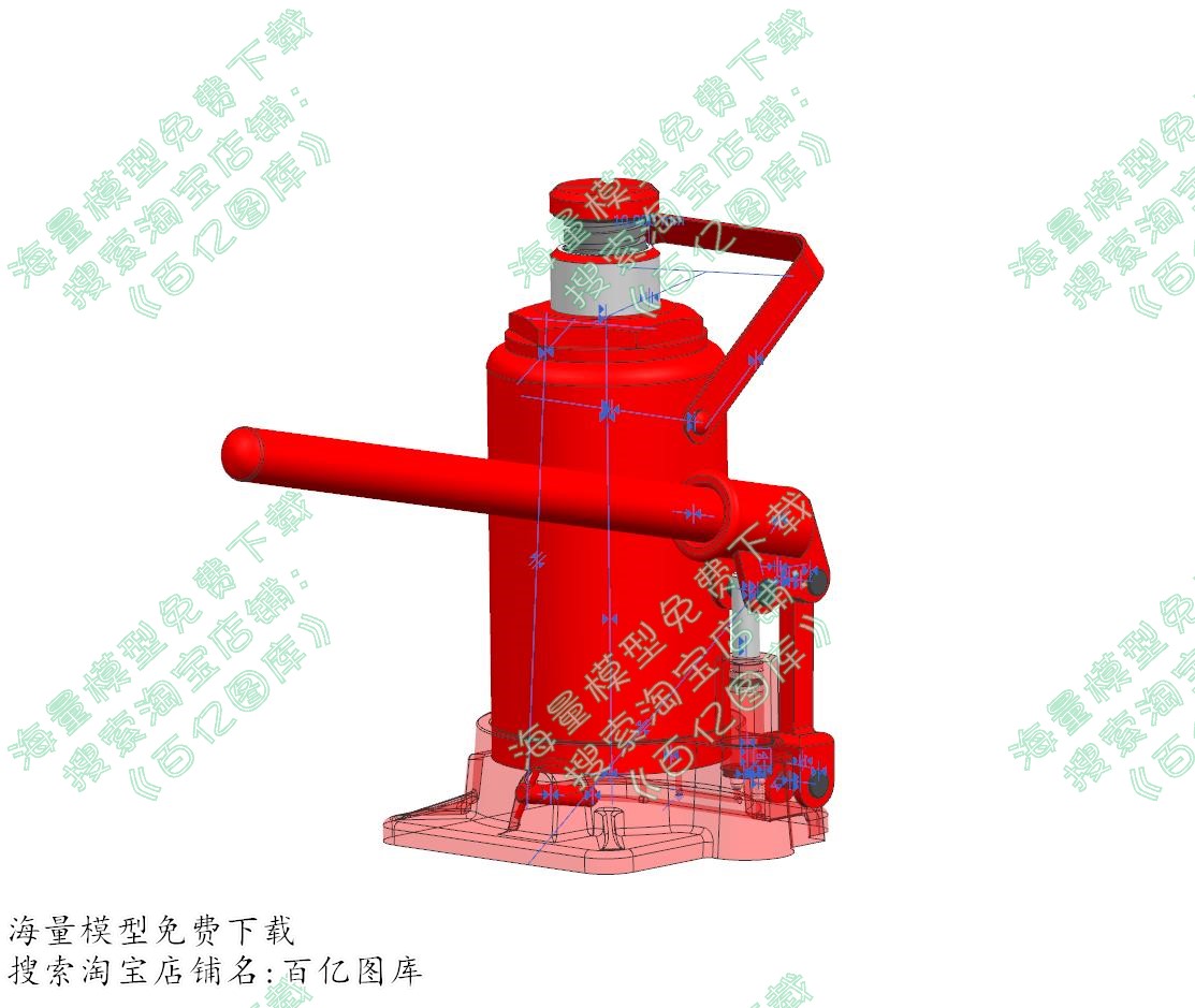 五吨千斤顶（含内部结构）