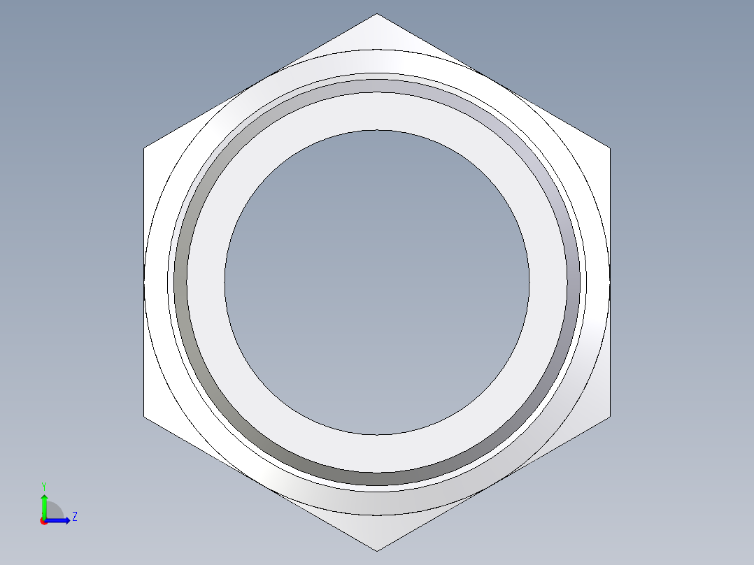 卡套式工业通用硬管接头EO_Male_Stud_connector_GE42LMCFX左视图