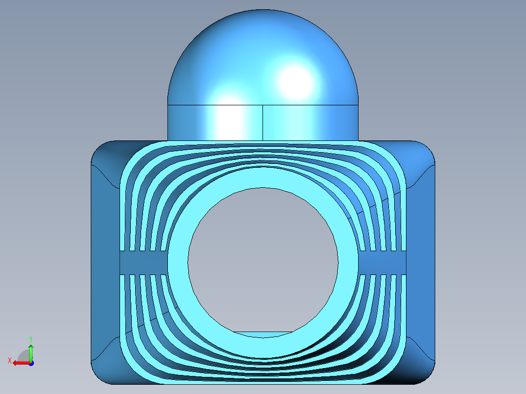 RJ45插头保护套后视图