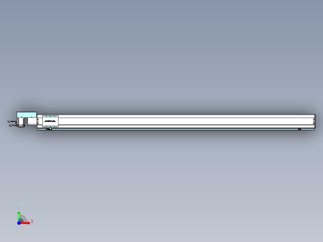 威洛博VBC同步带传动一无尘环境VBC14-L45-S2500-BR-ZP75-C3前视图