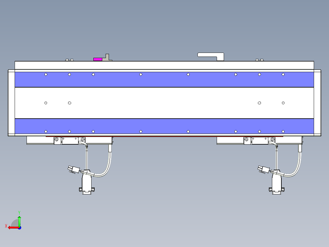 威洛博VL系列3d模型模组2VL14S2Y-S200后视图