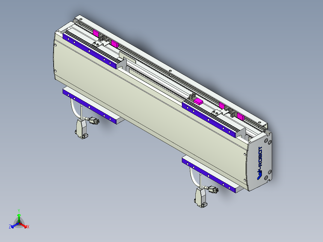 威洛博VL系列3d模型模组2VL14S2Y-S200正等轴测图