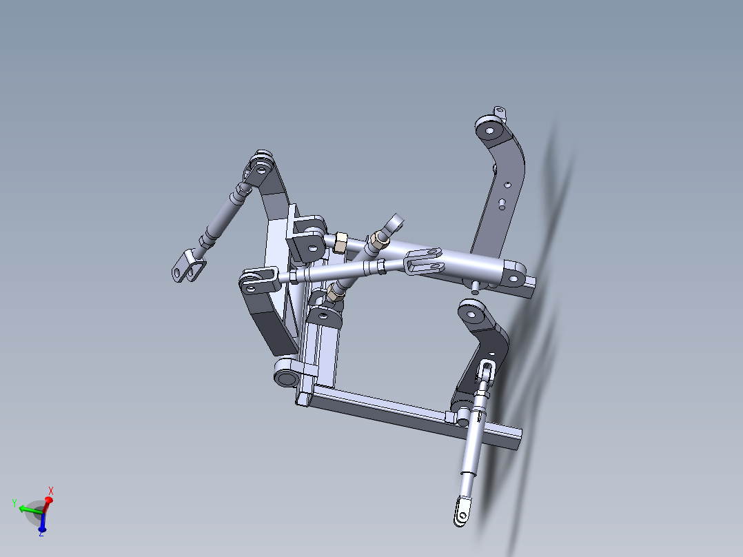 拖拉机悬挂三维模型