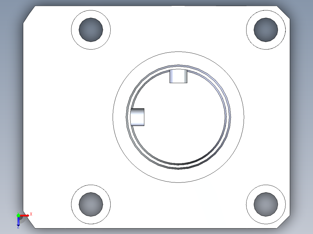 KOSMEKLHA0480-SR-F多系列多零件图纸模型俯视图