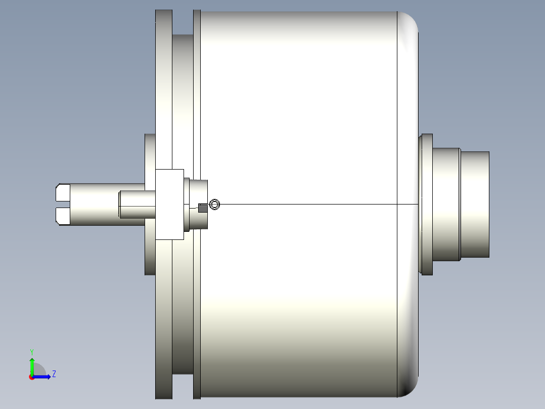 NOVOTECHNIK角度位移传感器IPE-6000 系列左视图