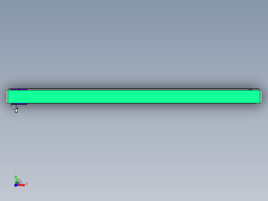 威洛博VL系列直线电机模组-VL17E3-S3000前视图