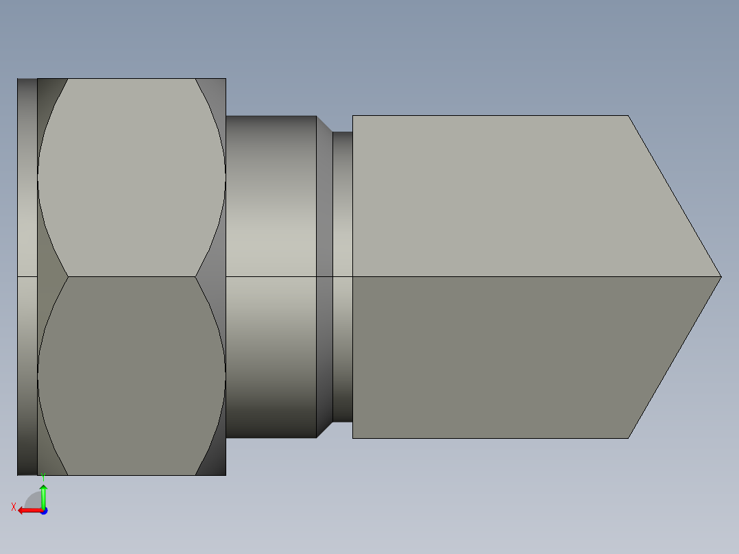 卡套式工业通用硬管接头20_cbu-s后视图