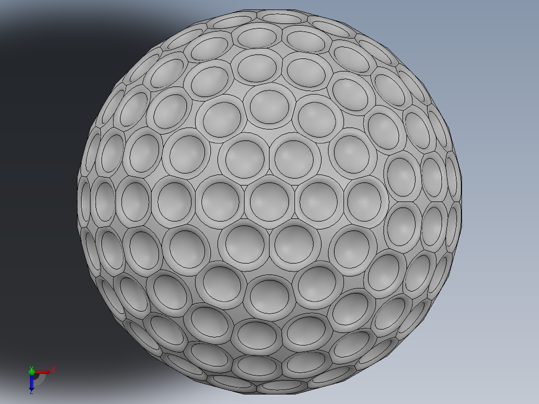高尔夫球11俯视图