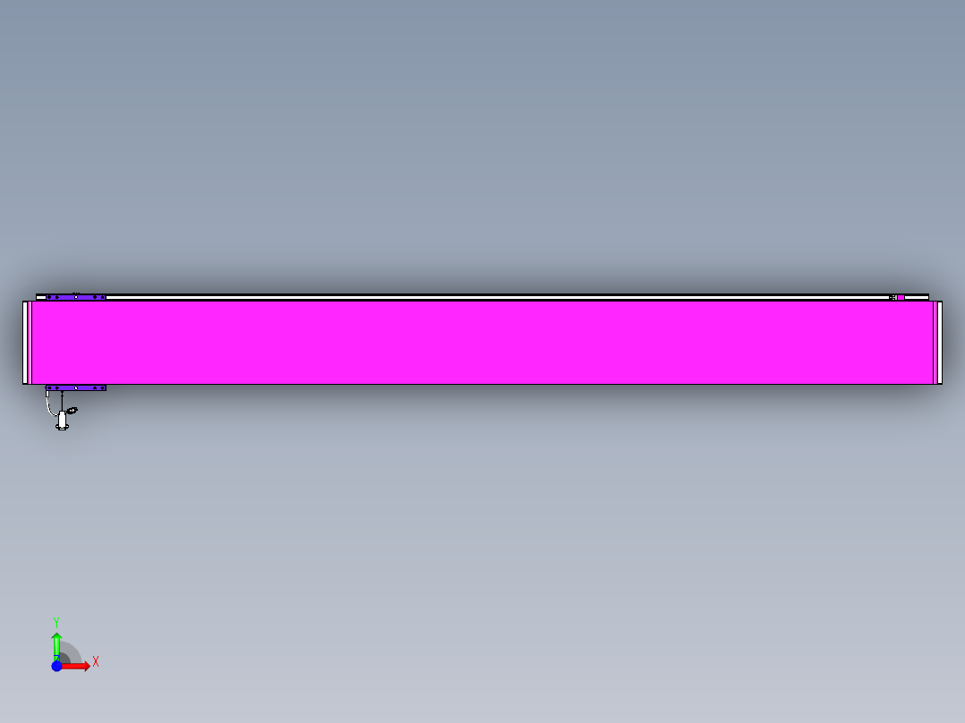 威洛博VL系列直线电机模组-VL22H2-S2150前视图