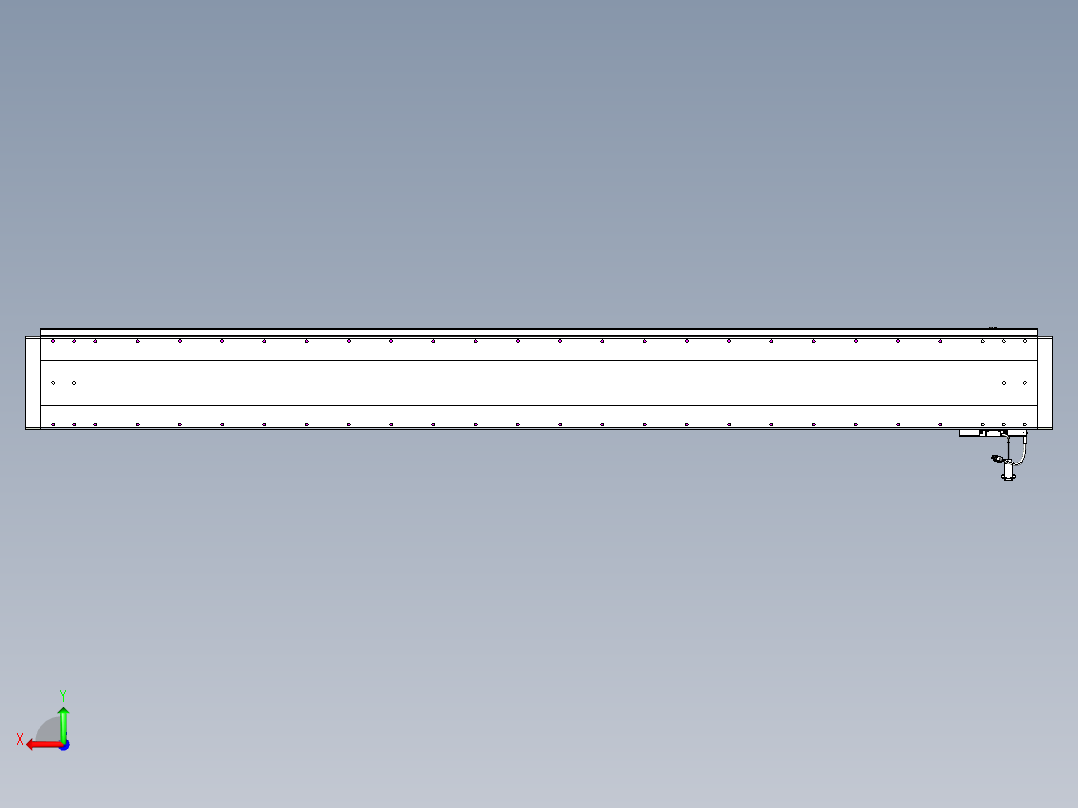 威洛博VL系列直线电机模组-VL22H2-S2150后视图