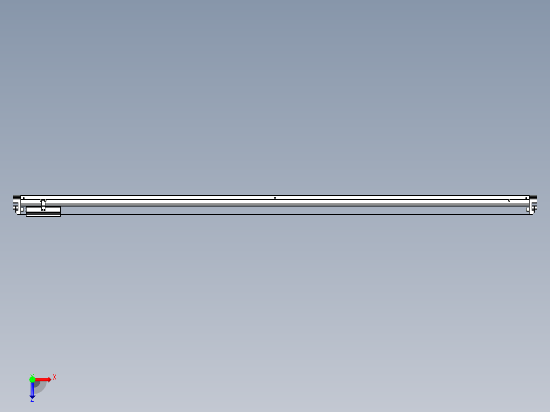威洛博VL系列直线电机模组-VL22H2-S2150俯视图