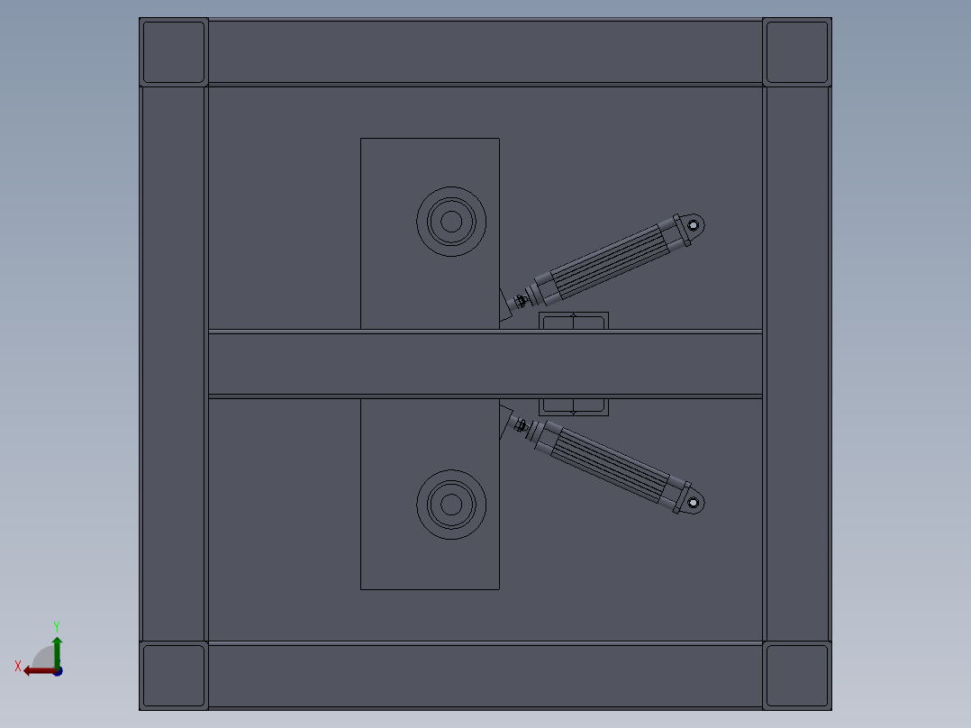 齿轮加工机后视图