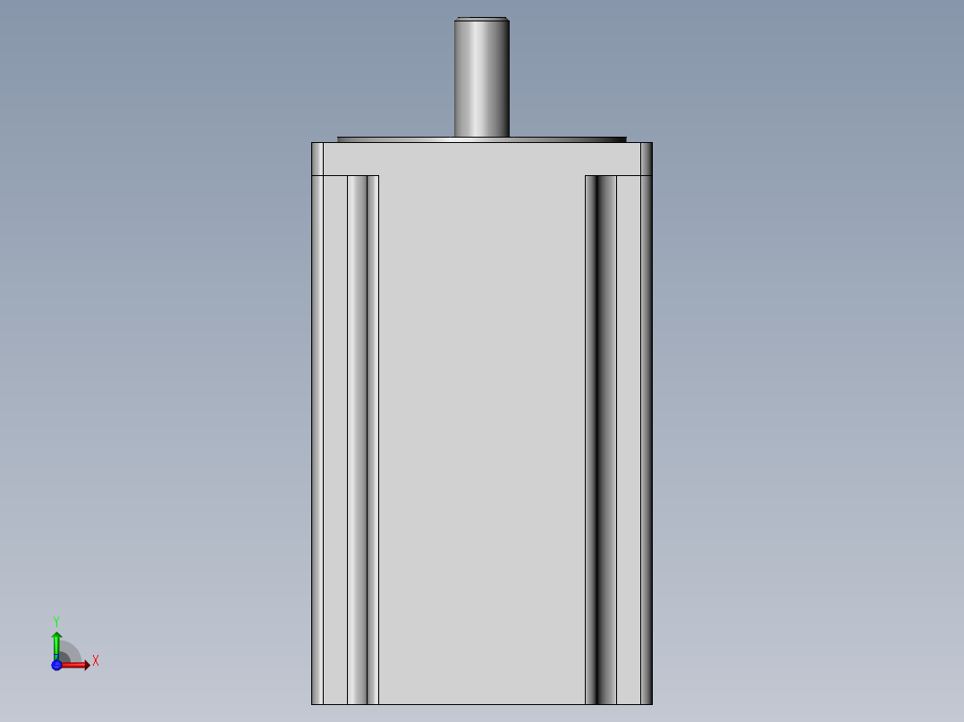 86步进电机-142L前视图