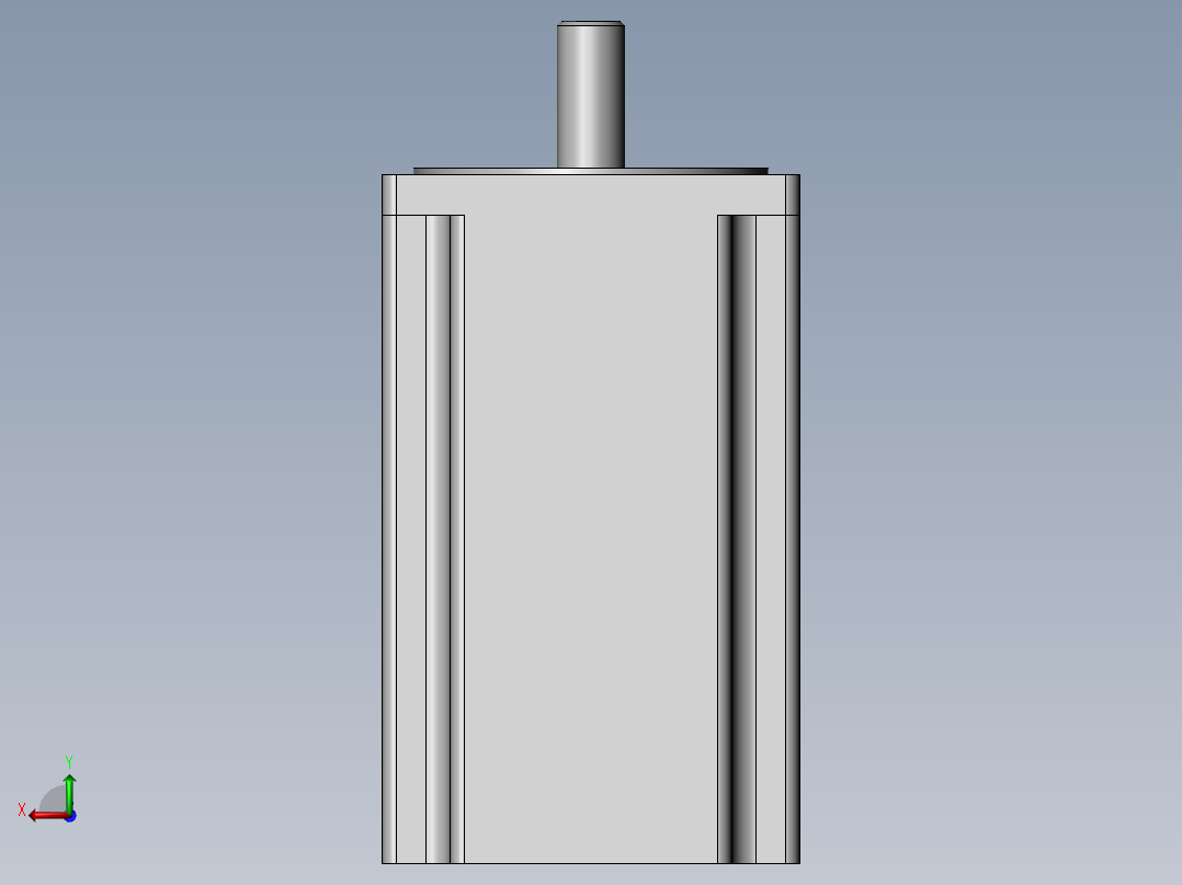 86步进电机-142L后视图