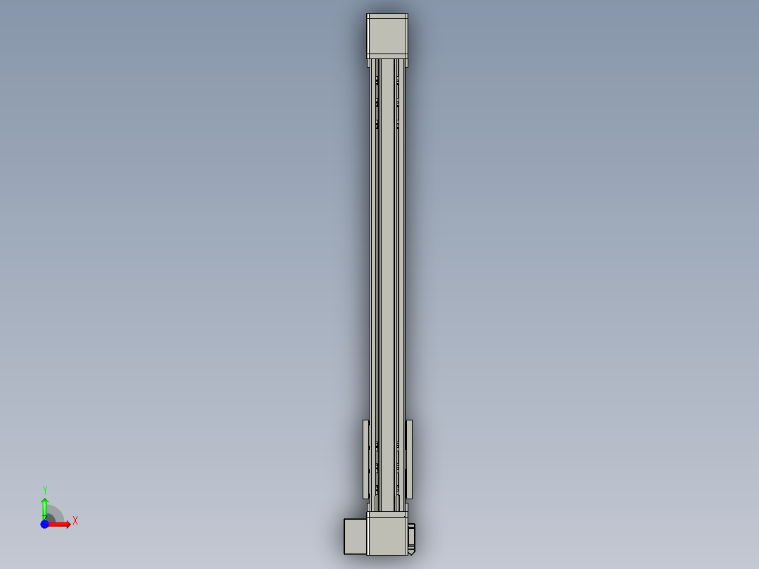 欧规系列-GB8-L96-S800-BLU-P40-MS3前视图