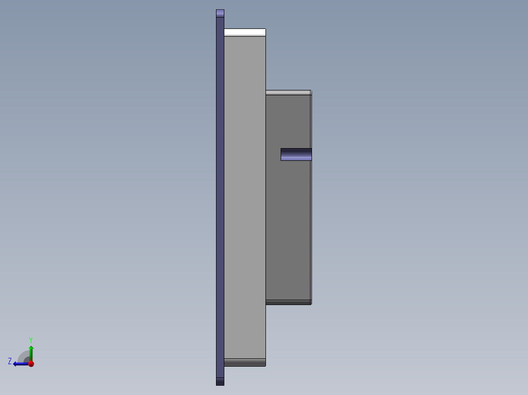 12寸西门子触摸屏右视图