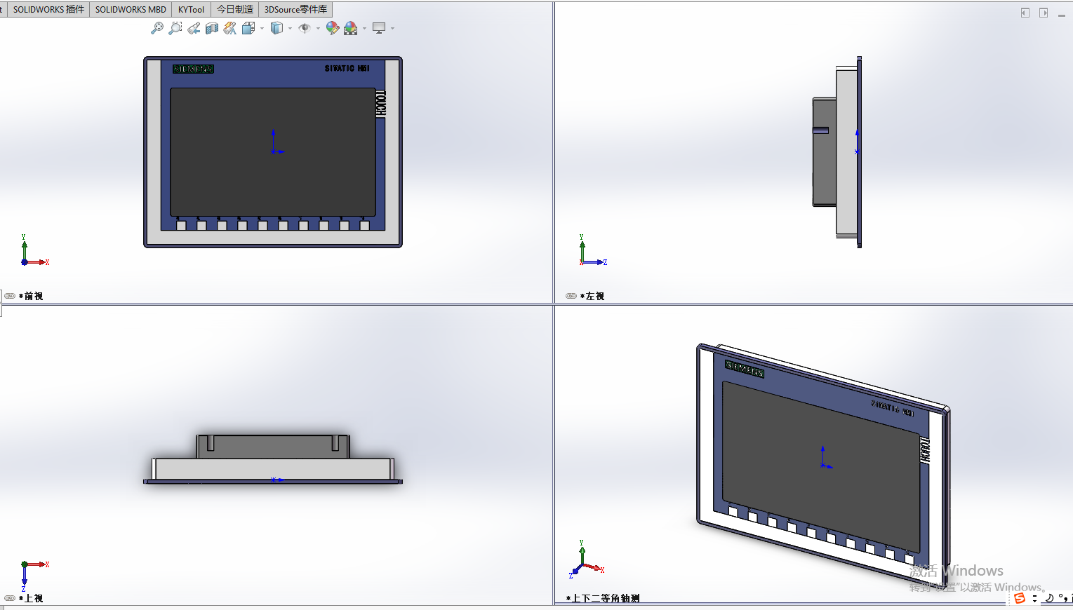 12寸西门子触摸屏