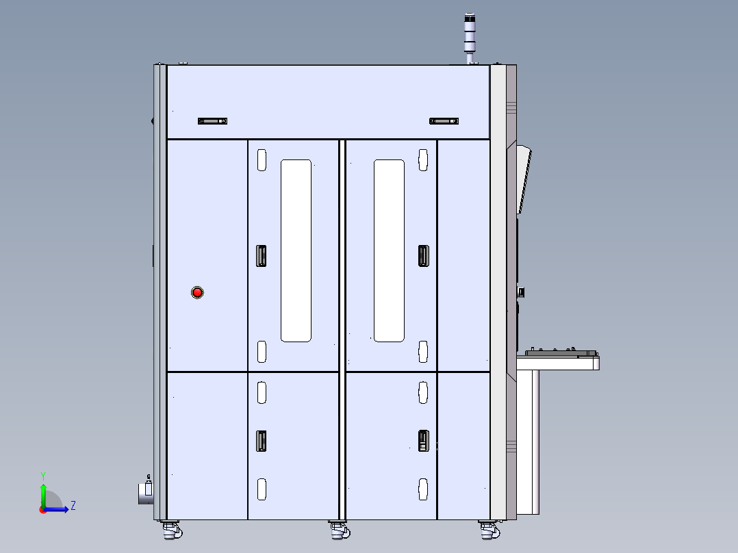 全自动晶圆显影机sw17可编辑左视图