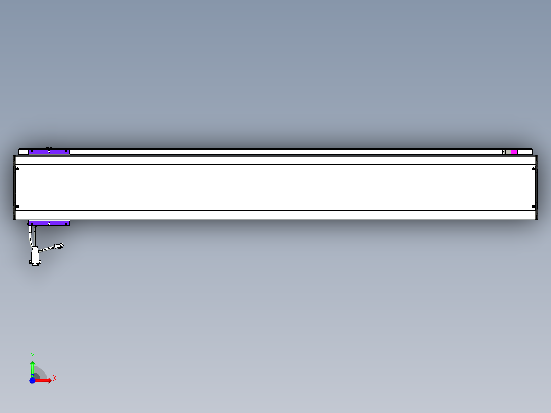 威洛博VL系列3d模型模组VL17E1Y-S1200前视图