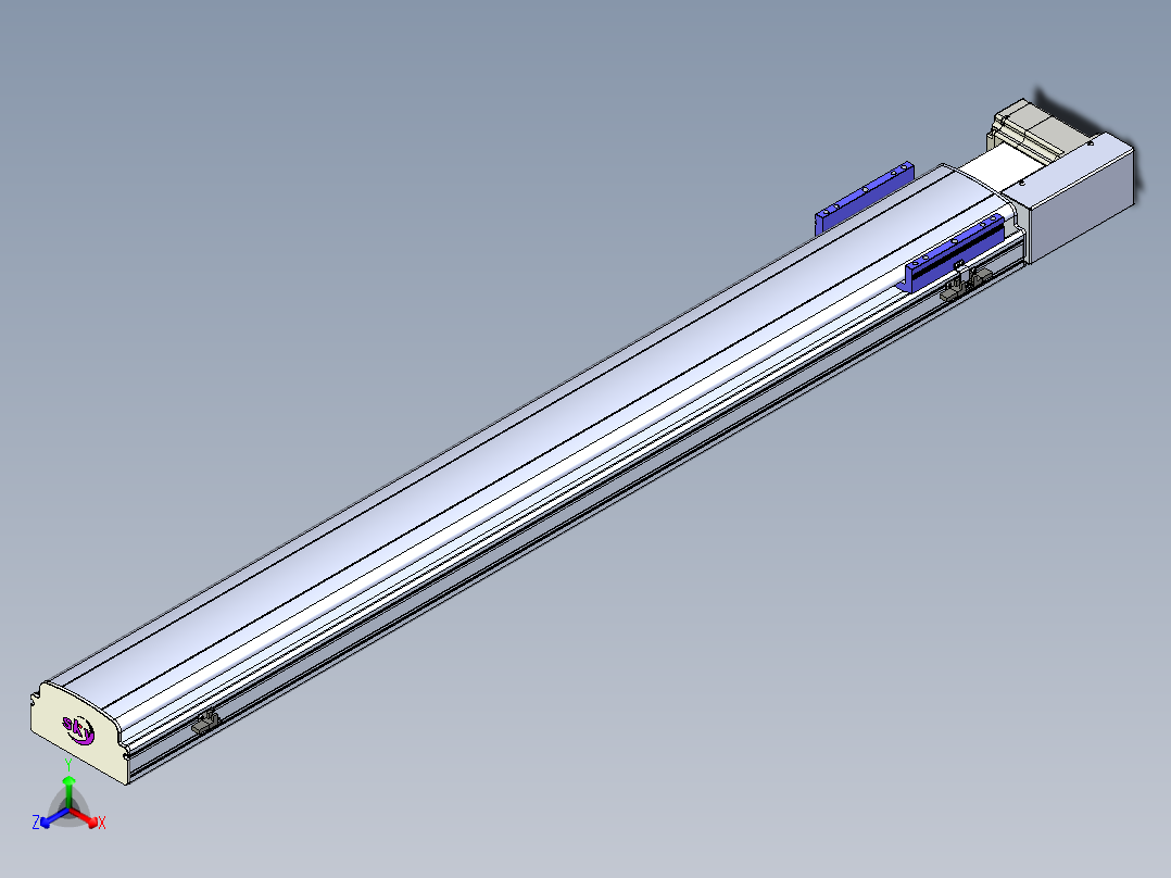 同步带滑台-半封闭B17H-L50-S1300-R-P75-D3